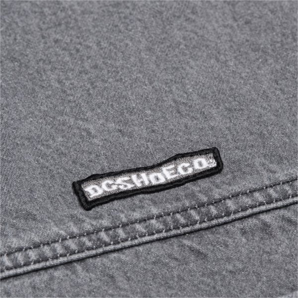 2026 DC Shoes Mens Ethos Denim Trucker Jacket EDYJK03271 - Medium Grey